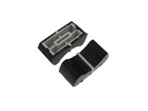 Knob Cap for 8mm shaft Slide Pot Potentiometer 25x11mm - Black - Pack of 5  