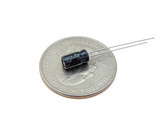 HQ 10uF/25V Aluminum Radial Electrolytic Decoupling Capacitors - Pack of 25 