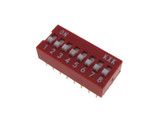 8 Position DIP Switch 2.54mm 0.1" Pitch - Pack of 5  