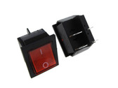 4-Pin 16A 125VAC SPST Rocker Switch On-Off Panel Mount Snap-In - Red   