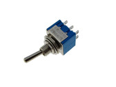 5PCS 6-Pin DPDT Toggle Switch - Blue - Panel Mount Type - ON-ON  