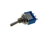 5PCS 3-Pin SPDT Toggle Switch - Blue - Panel Mount Type - ON-OFF-ON