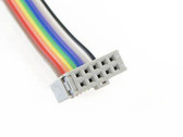 HQ 2x5 10pin IDC JTAG ISP Cable for AVR, 8051, CPLD, C8051 programming debugging  