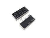 0.28" 3 Digit 7-Segment LED Display DIP common cathode - Red - Pack of 2  