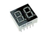 0.36" 2 Digit 7-Segment LED Display common anode - Red- Pack of 2  