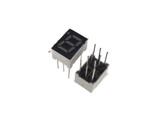 0.28" 1 Digit 7-Segment LED Display DIP common anode - Red - Pack of 2  