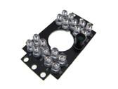 18*LED 5mm 850nm IR Infrared Panel For night verison camera lighting 60d  