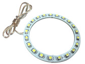 70mm LED Car Angel Eyes Ring Head Light SMD 3528 12v - White  