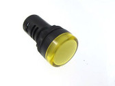 24V DC AC LED Indicator Signal Light - Yellow  