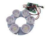 6*LED Panel with Lens For night verison camera lighting 60d - White D15-4  