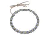 80mm LED Car Angel Eyes Ring Head Light SMD 3528 12v - Blue  