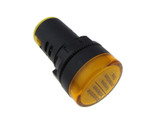 HQ 12V LED Signal Indicator Light M22 Panel Mount - Yellow  