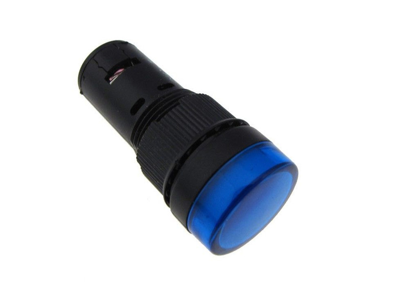 24V LED Signal Indicator Light M16 Panel Mount Yellow