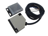 DC Specular Reflection Photoelectric Sensor 10-24VDC - 4m w/ Mounting Bracket  