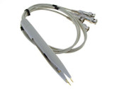 HQ LCR Meter Cable w/ 4 BNC Connectors kelvin clip SMD component  