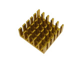 22*22*10mm Heat Sink Top Mount - Golden - Pack of 5  