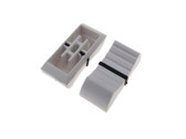 Knob Cap for 4mm shaft Slide Pot Potentiometer 23x11mm - White - Pack of 5  