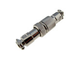 High Quality 4 Contacts 4-Pin Aviation Plug - M12 Cable to Cable type  