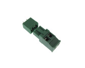 HQ 2POS 5.08mm Screw Terminal Block Plug w/ Header Free Hanging Vertical 2ERJKA  