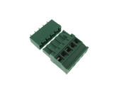 HQ 6POS 5.08mm Screw Terminal Block Plug w/ Header Free Hanging Vertical 2ERJKA  