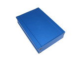 Aluminum Project Box Enclousure DIY 65*22*100mm Blue  