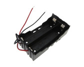 2*18650 Li-ion Rechargeable Battery Holder Wire Leads EH  