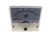 DC 0-50mA Analog Needle Panel DC Current Ammeter 85C1  