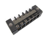 HQ KACON 6 Position 6P Screw Barrier Strip Terminal Block w/ Cover 20A  