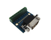 DB9 Male Signals Breakout Board Series Port Screw terminals Foxconn Connector  