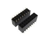 2x8 16POS Dual Row 2.54mm SMD Surface Mount Female Socket - Pack of 5  
