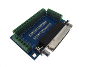 DB25 Female Signals Breakout Board Parallel Screw terminals Foxconn Connector  