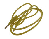HQ 4mm Banana Male to Male Plug Silicone Test Leads Cable - Yellow  