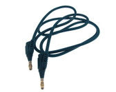 HQ 4mm Banana Male to Male Plug Silicone Test Leads Cable - Green  