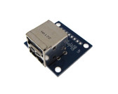 Dual USB-A Female Connector Breakout Board 2.54mm Header Foxconn  