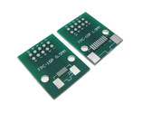 10-Pin FPC Connector to DIP Breakout Board 0.5mm 1mm Pitch - Pack of 3  