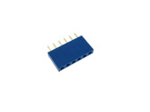 6-Pin 2.54mm 0.1" Female Header Blue Pack of 10 