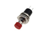 Reset PushButton Switch Panel Mount - Momentary type - Red Cap - Pack of 5  