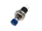 Reset PushButton Switch Panel Mount - Momentary type - Blue Cap - Pack of 5  