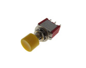 Reset PushButton Switch Panel Mount 1NC 1NO - Momentary type - Yellow Cap  