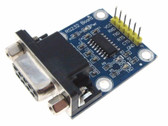 RS232 Serial Port To TTL Converter Module LED DB9 Breakout TX RX CTS RTS  