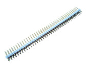 2x40 Pin 2.54mm Straight Male Header - White - Pack of 5  