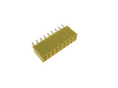2x9 18-Pin 2.54mm 0.1" Female Header Color: Yellow Pack of 10  