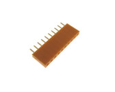 10-Pin 2.54mm 0.1" Female Header Orange - Pack of 10  
