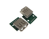 USB 2.0 Type A Female Breakout Board 2.54mm Header - Pack of 2  