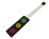 1*3 Membrane Keypad R/Y/G  