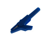 HQ Alligator Clip w/ 4mm OD Banana Jack - Blue  