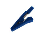 HQ Alligator Clip w/ 2mm OD Banana Jack - Blue  