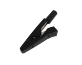 HQ Alligator Clip w/ 2mm OD Banana Jack - Black  