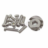 M3 8mm Low Head Cap Metric Hex Socket Screw Bolt Stainless Steel - Pack of 20  