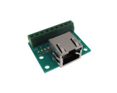 RJ45 Ethernet Connector Breakout Board Spring leaf 8P8C w/ LED - ROHS Lead-Free  
